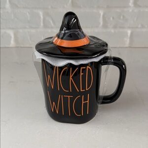 Rae Dunn Black and Orange Wicked Witch Mug
